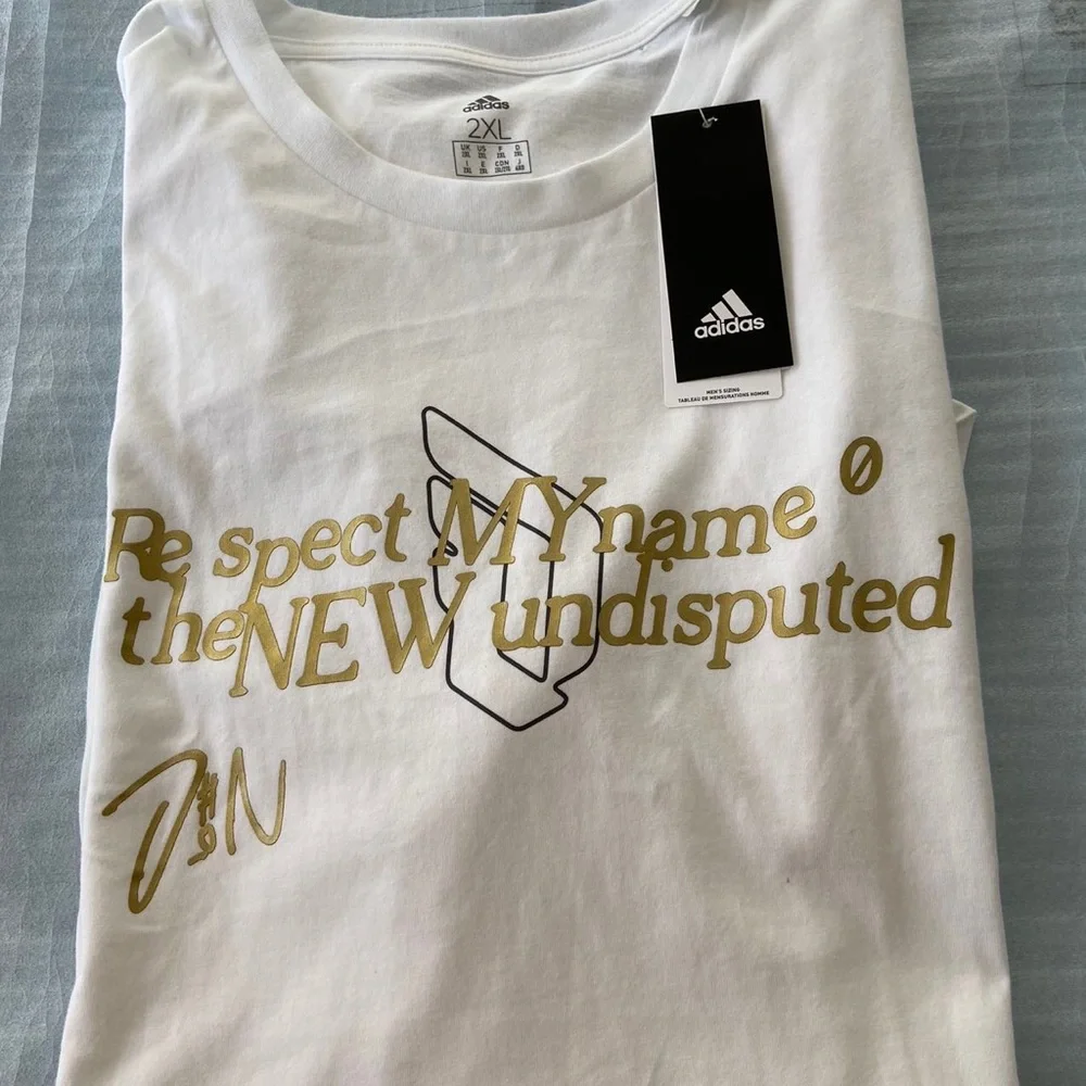 Men's Adidas Dame 8 New undisputed Graphic Tee Size XXL